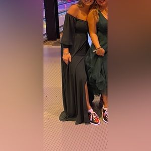 Lulus off the shoulder formal dress